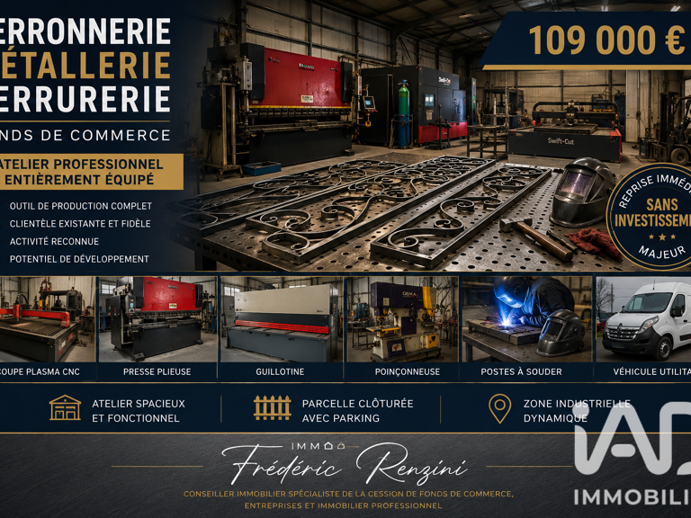 Vente BTP 400 m&sup2; — photo 1