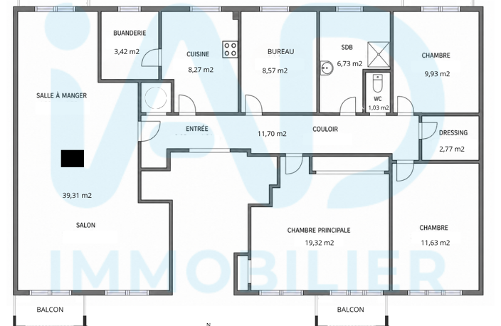 Vente Appartement 5 pièces — photo 2