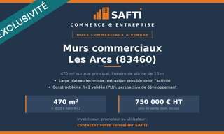 Commerce 1 Pièce 470 m² à vendre à Les Arcs (83460)