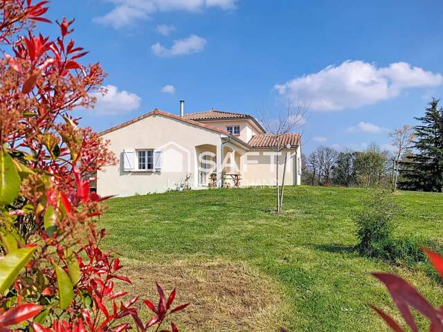 Auzeville-Tolosane: villa T6 avec vue panoramique sur Toulouse — photo du bien