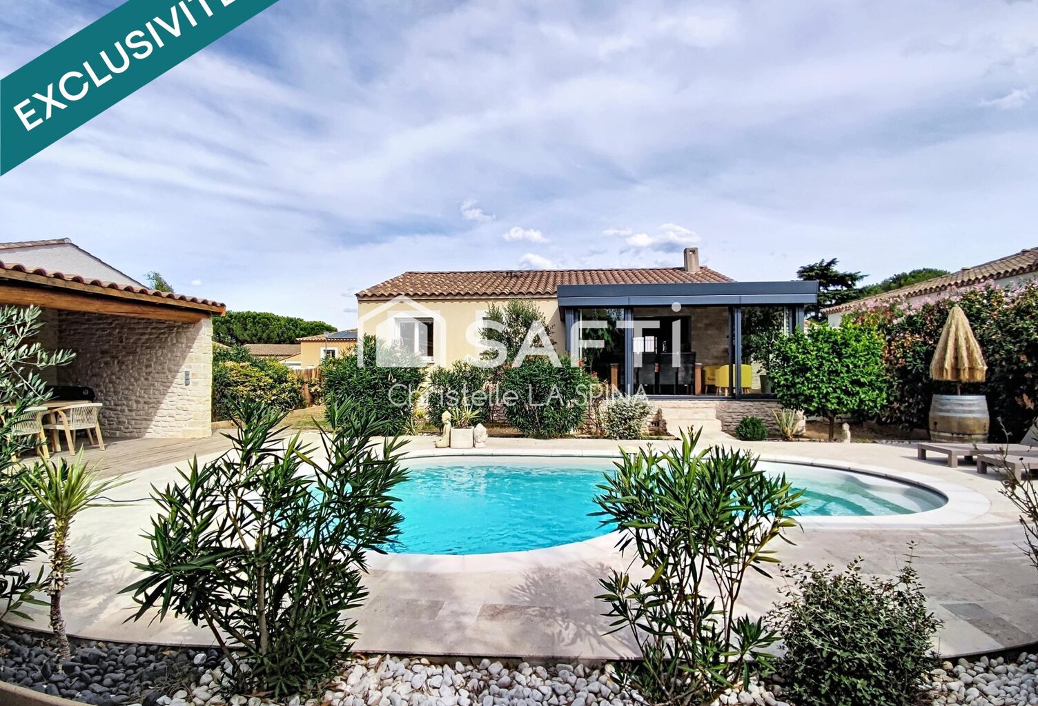 Maison récente avec piscine  Jardin sans vis-à-vis — photo 1