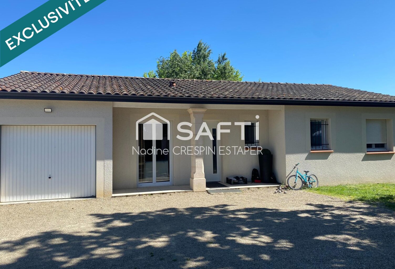 MONTAUBAN  MAISON DE PLAIN-PIED VENDUE LOUÉE  3 CHAMBRES  GARAGE & JARDIN — photo 1