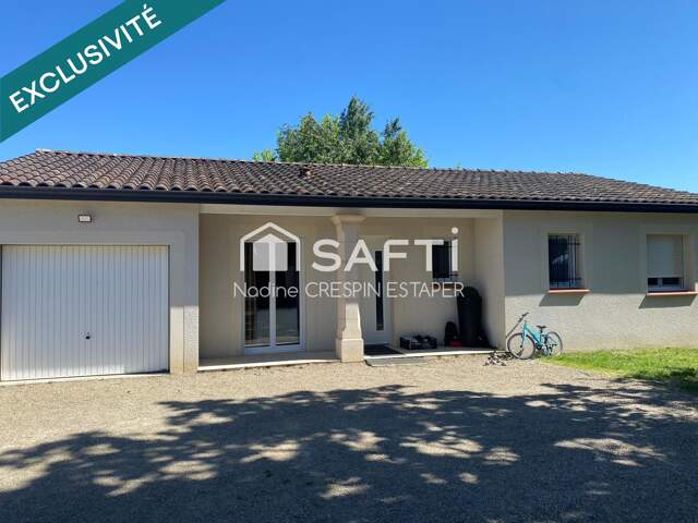 MONTAUBAN  MAISON DE PLAIN-PIED VENDUE LOUÉE  3 CHAMBRES  GARAGE & JARDIN — photo du bien