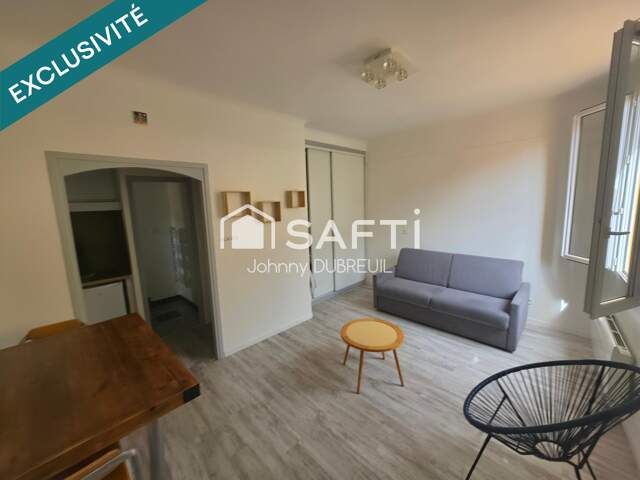LORGUES  STUDIO MEUBLÉ LUMINEUX AU CUR DU VILLAGE  RENTABILITÉ 7 % — photo du bien