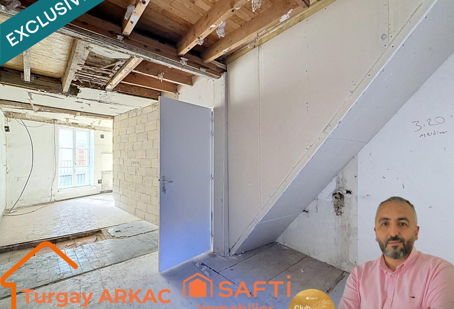 immeuble de ville en triplex à rénover en plein centre piétonnier de La Tour-du-Pin — photo 1