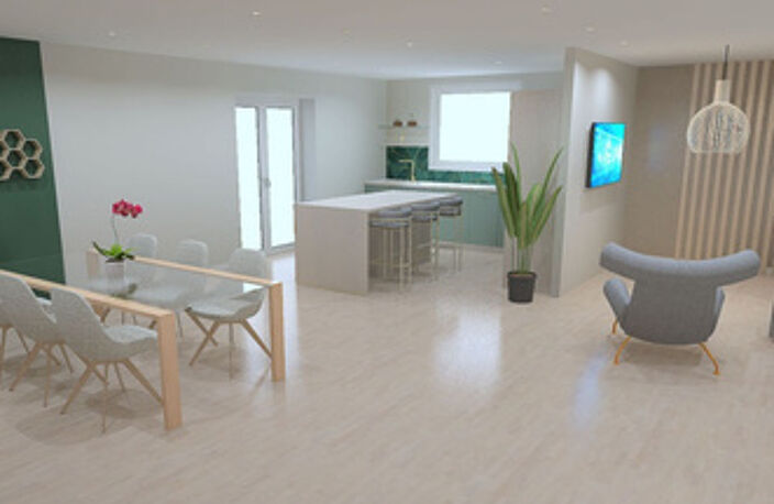 Superbe T3/T4, en rez de jardin avec terrasse et parking — photo 2