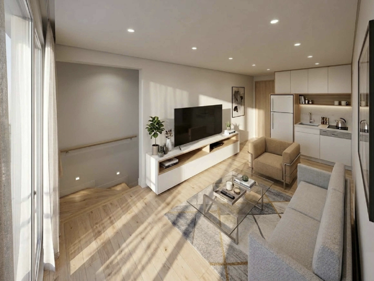 T2 avec jardin et belle surface supplémentaire en souplex — photo 1