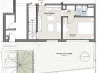 T2 avec jardin et belle surface supplémentaire en souplex — photo 4