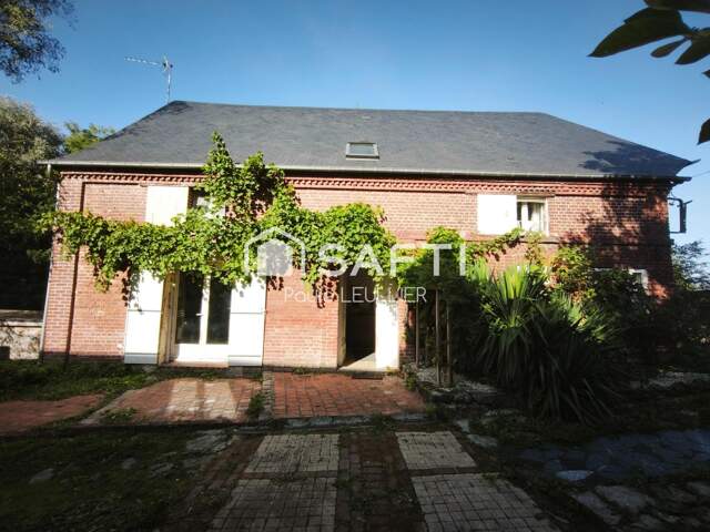 SAINT-SAIRE  1 HECTARE + MAISON EN BRIQUE + 200 M² DE DÉPENDANCES ! — photo du bien