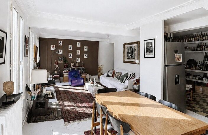 10e / DUPLEX DE CHARME, DERNIER ÉTAGE AVEC BALCON — photo 5