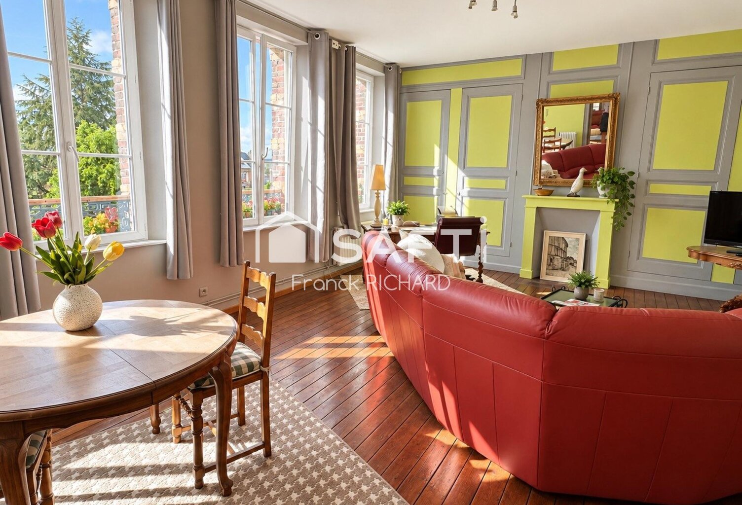 Maison de caractère, lumineuse, avec cour intérieure  3 chambres  Gournay-en-Bray — photo 1
