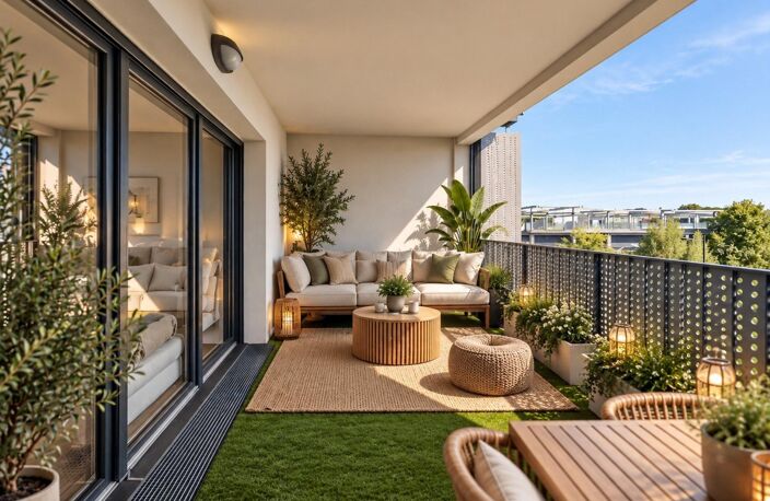 T2 avec terrasse, proche des transports, parking — photo 3