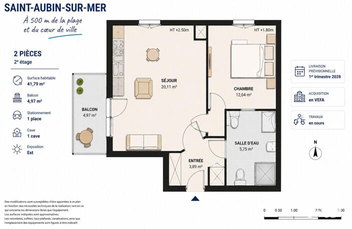 Vente Appartement 2 pièces — photo 3