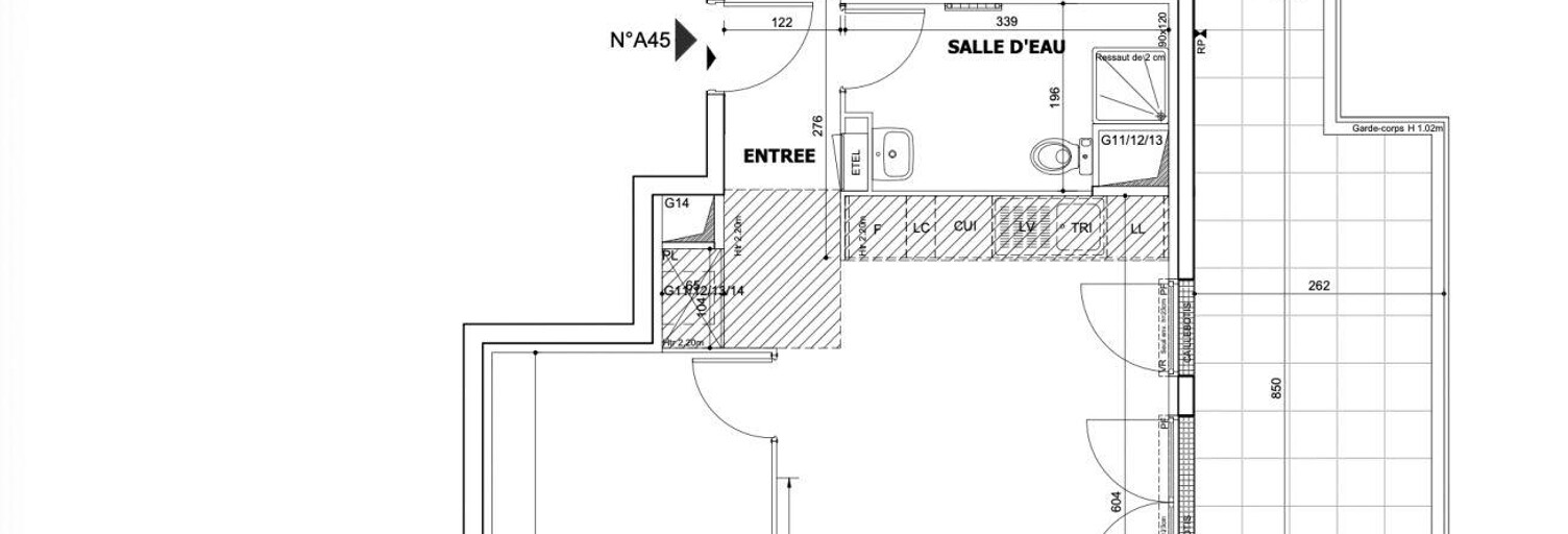 Appartement 2 Pièces 48 m² à louer à Savigny-le-Temple (77176)