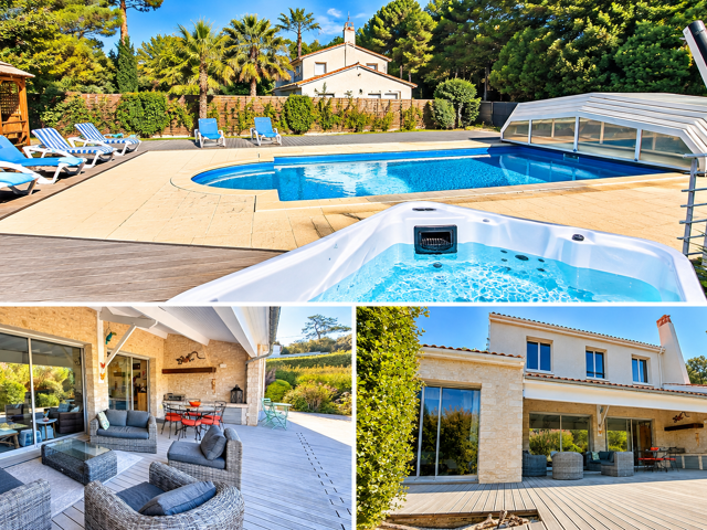 VILLA 6 PIECES QUARTIER PLATIN 177 M2 PISCINE SPA  - PLAGES — photo du bien