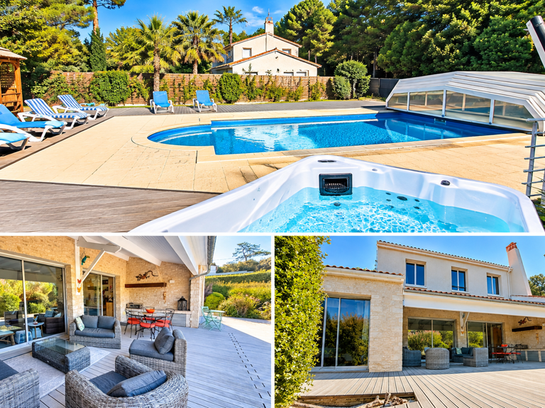 VILLA 6 PIECES QUARTIER PLATIN 177 M2 PISCINE SPA  - PLAGES — photo 1