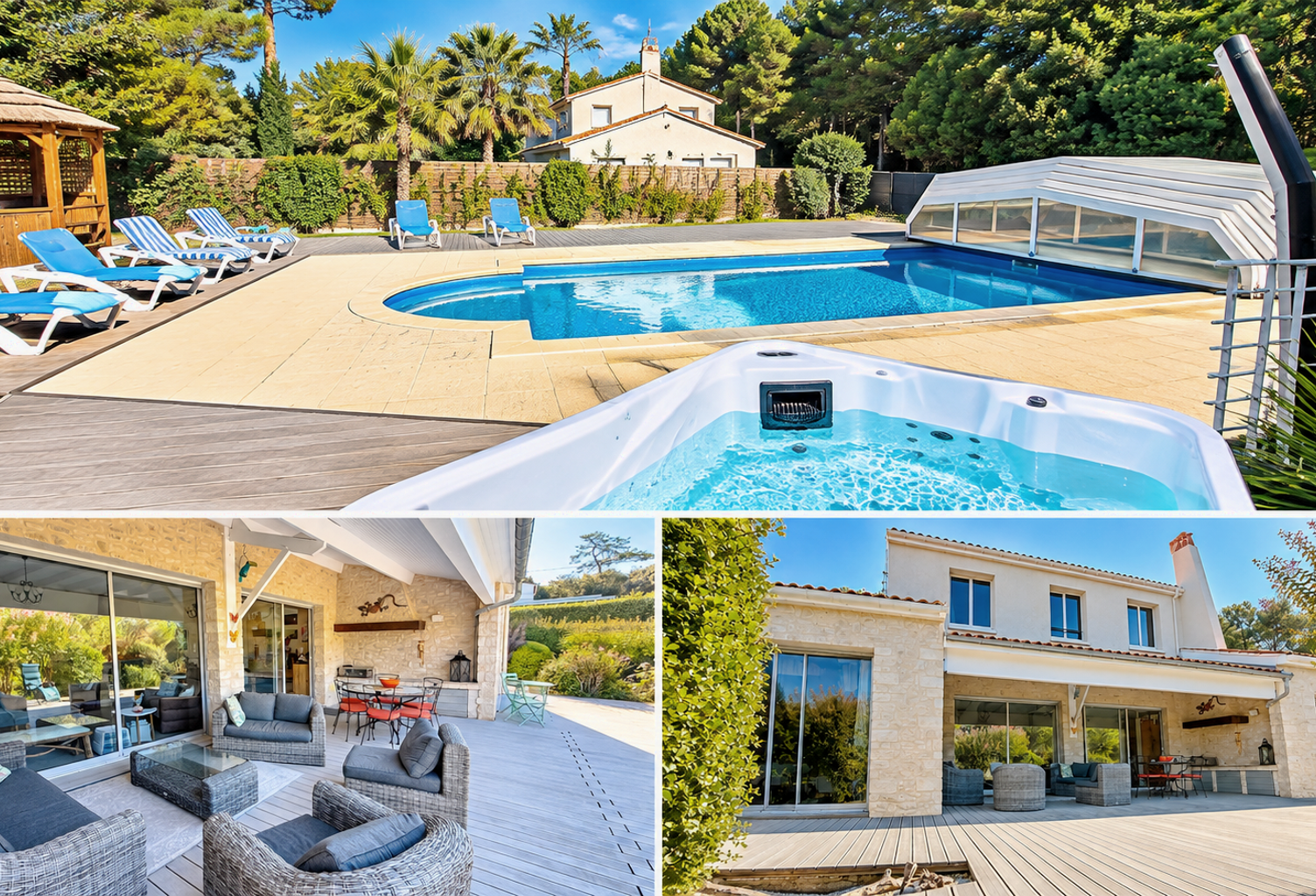 VILLA 6 PIECES QUARTIER PLATIN 177 M2 PISCINE SPA  - PLAGES — photo 1
