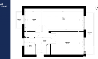 Appartement 2 Pièces 44 m² à vendre à Nice (06000)