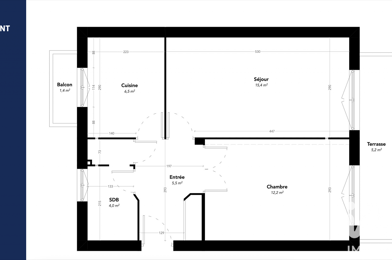Appartement 2 pièces 220000 €