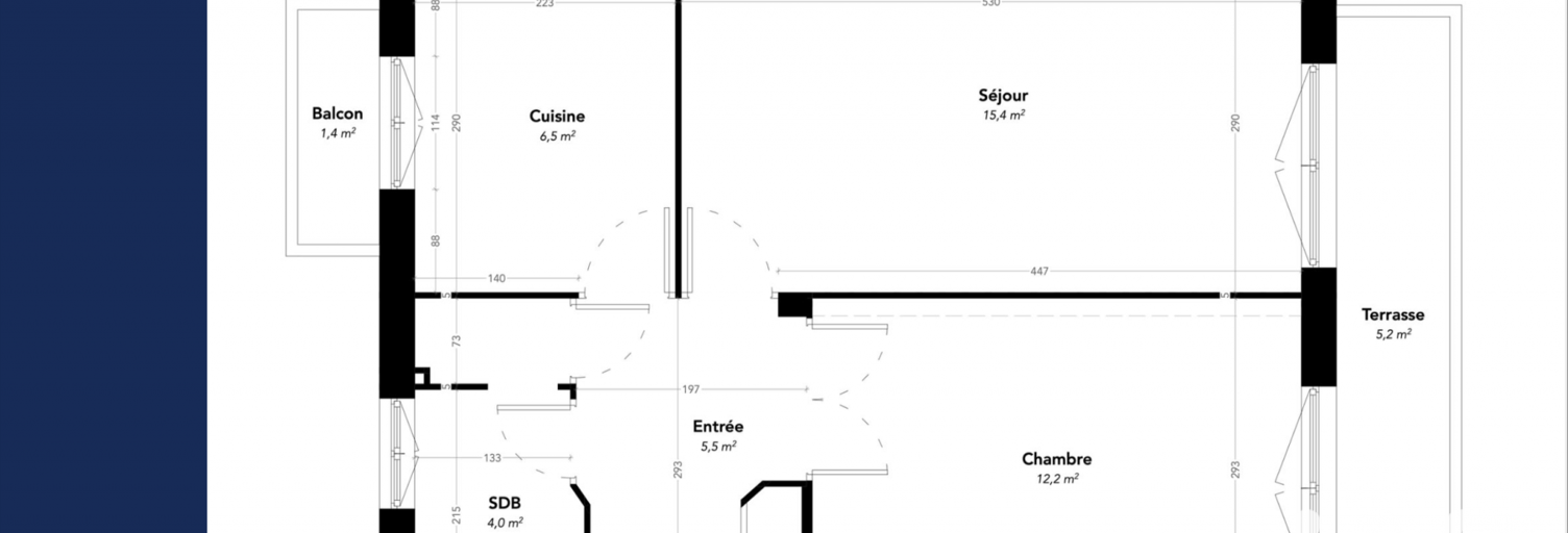 Appartement 2 Pièces 44 m² à vendre à Nice (06000)
