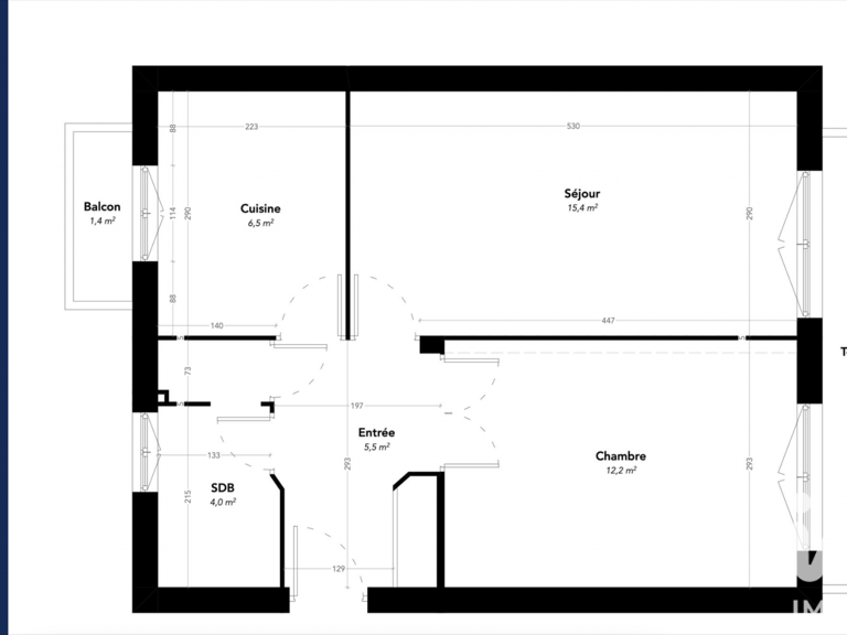 Vente Appartement 2 pièces — photo 1