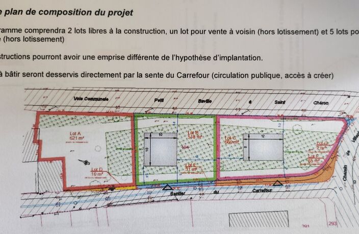 Vente Terrain à bâtir 660 m&sup2; — photo 4