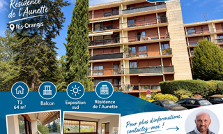 Appartement 3 Pièces 63 m² à vendre à Ris-Orangis (91130)