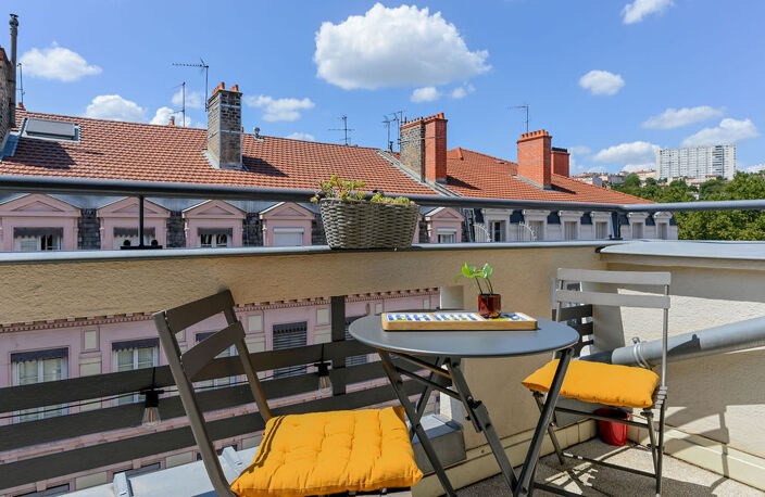 Lyon 6ème   Rare T2 avec terrasse au sein d'un bel immeuble — photo 5