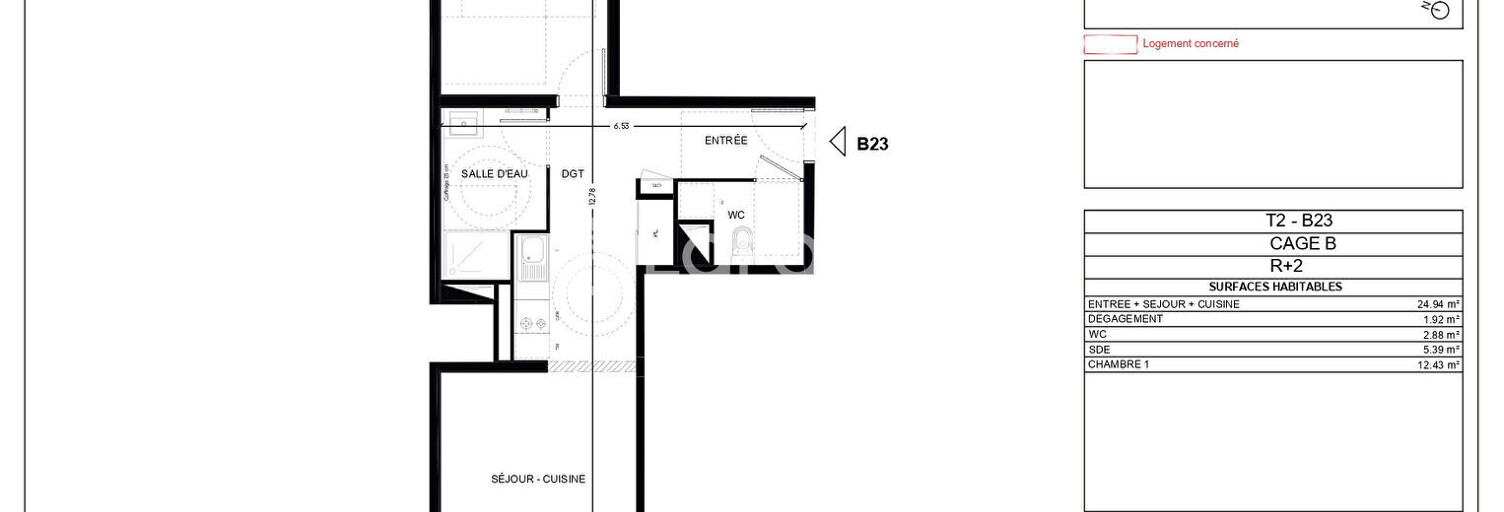 Appartement 2 Pièces 47 m² à louer à Chambéry (73000)