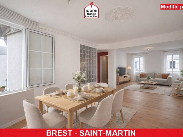 FINISTERE - Brest (29200) - A VENDRE - APPARTEMENT - 1 CHAMBRE POSSIBLE 2 - IDEALEMENT SITUE - DERNIER ETAGE- LUMINEUX — photo 1