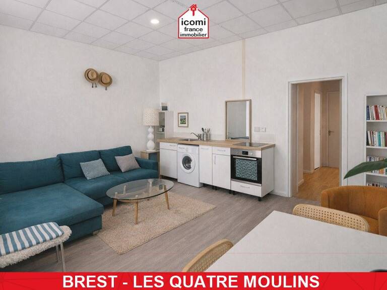 FINISTERE - Brest (29200) - A VENDRE - APPARTEMENT - 1 CHAMBRE - DPE D - IDEALEMENT SITUE - DALLE BETON - STATIONNEMENT AISE — photo 1