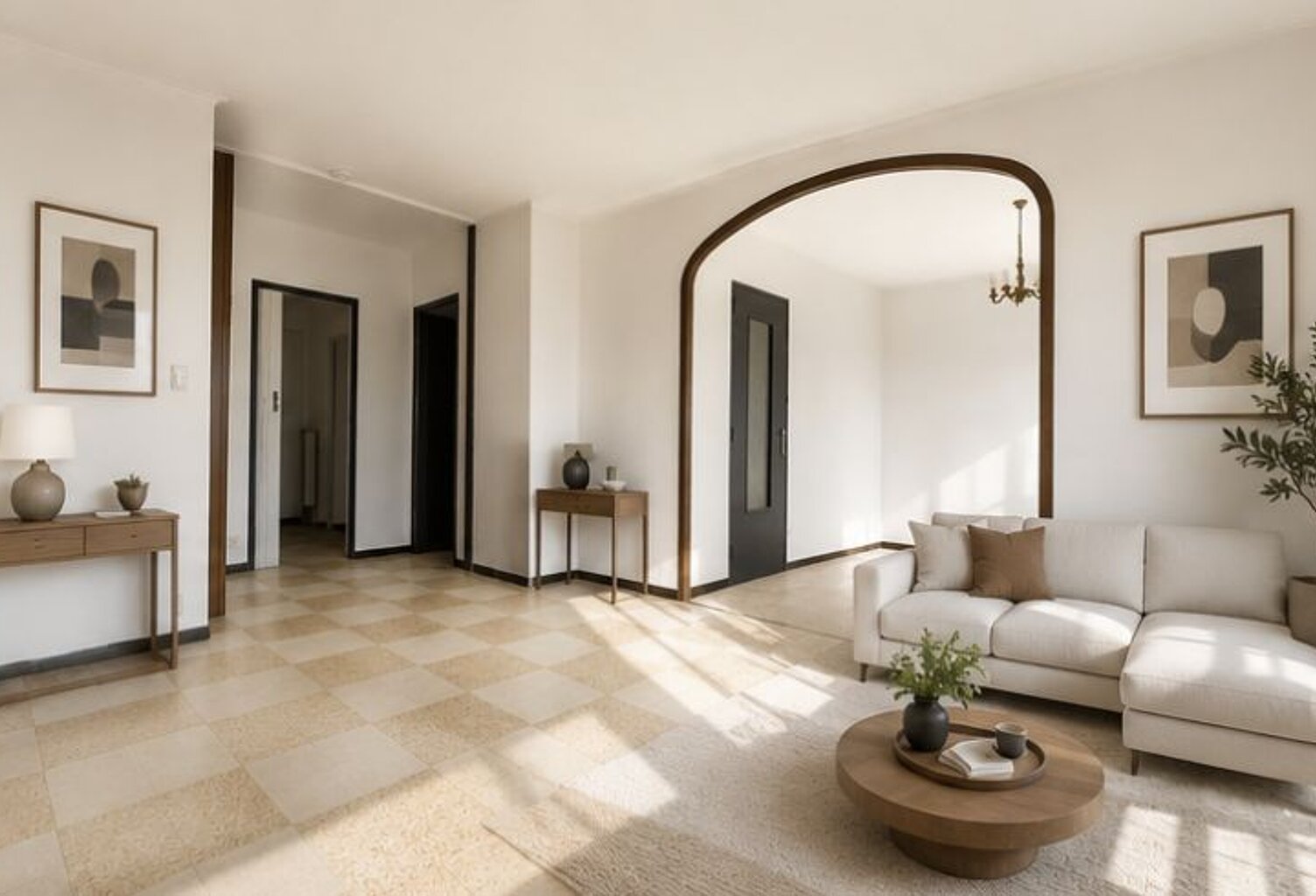 Appartement T3 avec loggia et balcon parking et cave — photo 1