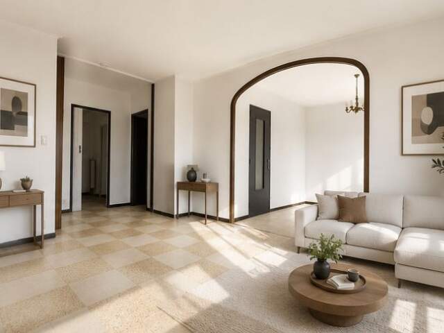 Appartement T3 avec loggia et balcon parking et cave — photo du bien
