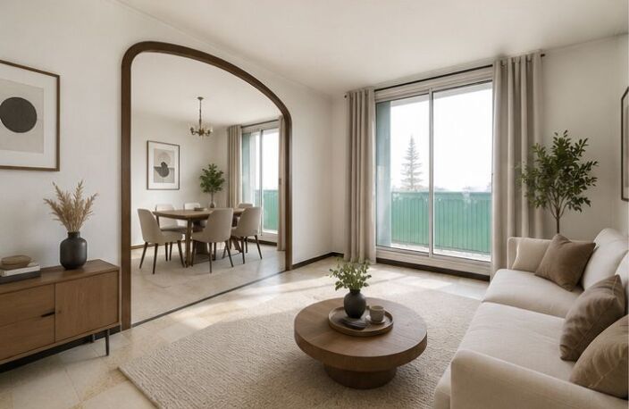 Appartement T3 avec loggia et balcon parking et cave — photo 2