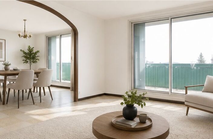 Appartement T3 avec loggia et balcon parking et cave — photo 3
