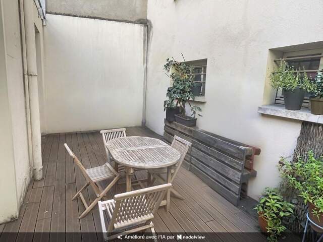 Toulouse, les chalets, métro Jeanne d'Arc Appartement 3 pièces avec grande terrasse À Vendre — photo du bien