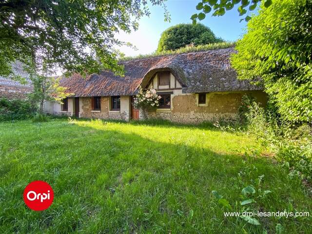 Chaumière de plain pied au calme - Proche Les Andelys - jardin — photo du bien