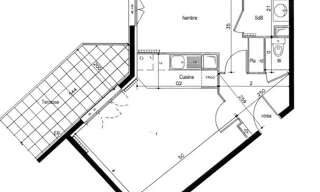Appartement 2 Pièces 44 m² à louer à Meaux (77100)