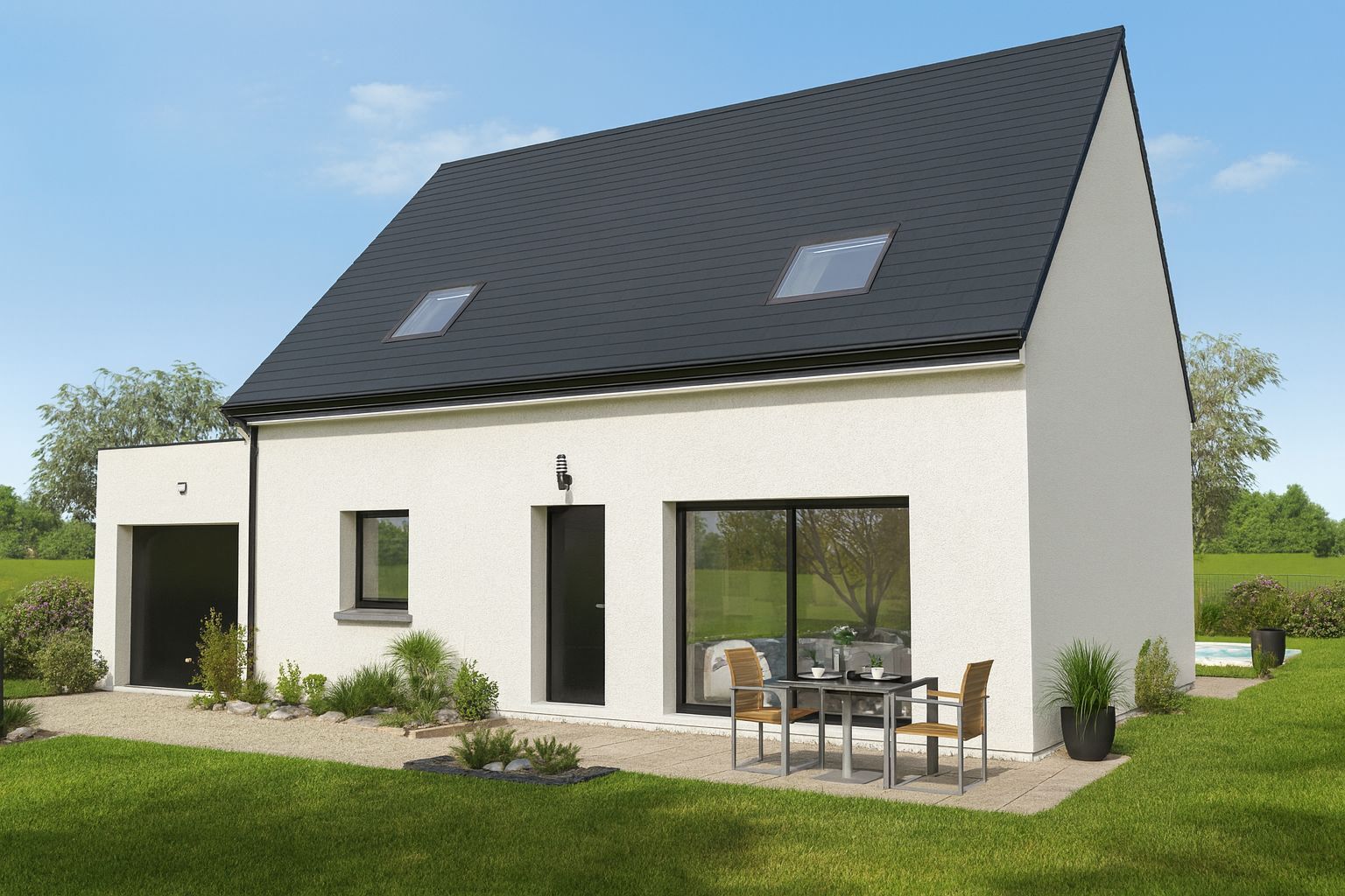 Projet de construction d'une maison 95 m² avec terrain à BAYE (29)