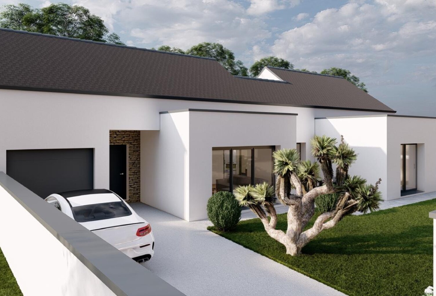 MAISON CONTEMPORAINE PLAIN PIED - 114 m² - GRAND CHAMP CENTRE — photo 1