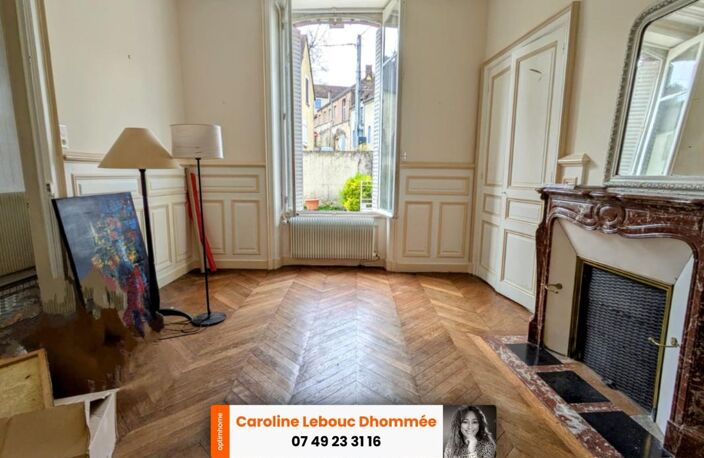 Demeure de charme XIXe (155 m² + 42 m² de combles), carreaux de ciment, parquets point de Hongrie et jardin plein Sud — Bellême — photo 2