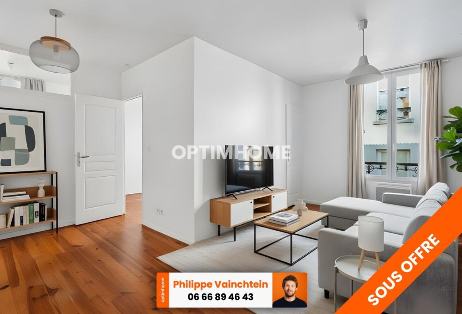 Appartement à vendre 2 pièces SAINT OUEN SUR SEINE (93) — photo 1