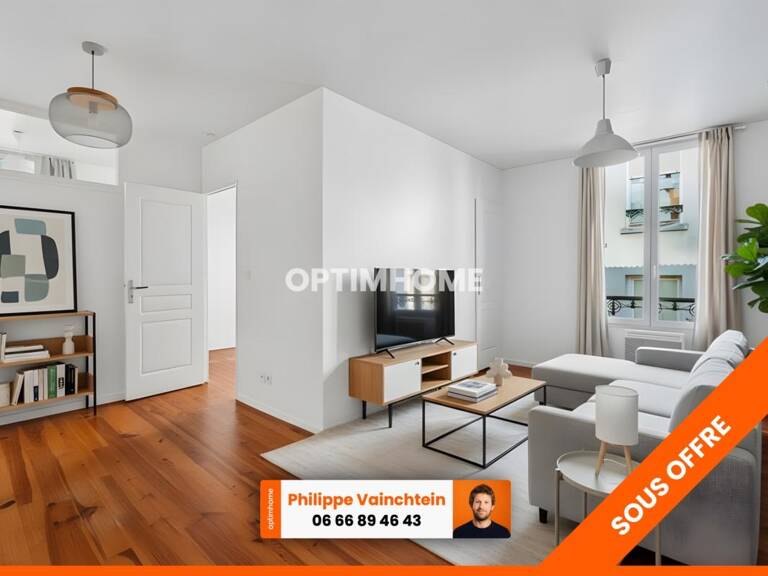 Appartement à vendre 2 pièces SAINT OUEN SUR SEINE (93) — photo 1