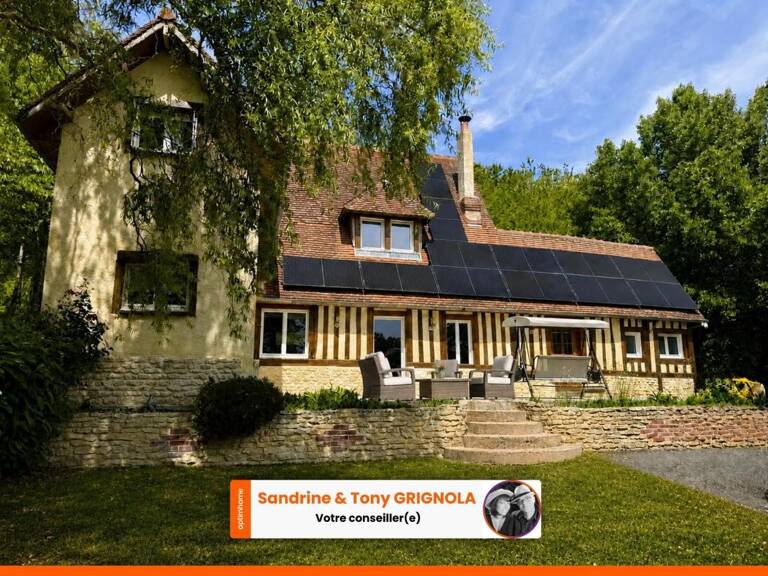 Maison normande en pierre et colombages – 150 m² – 4 chambres – Terrain de 767 m² – Val-de-Vie (14140) — photo 1