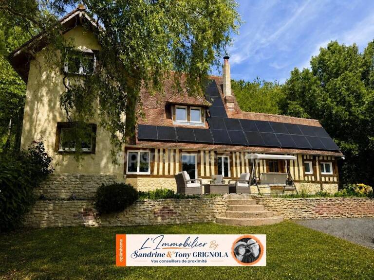 Maison normande en pierre et colombages – 150 m² – 4 chambres – Terrain de 767 m² – Val-de-Vie (14140) — photo 1