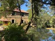 MARCIAC(32) proche: AUTHENTIQUE MOULIN SEIGNEURIAL d'EXCEPTION  des XIV-XVIIIs, caché, avec son bief baignable, 1.5 HECTARE, élégante rénovation, meublé, tennis, RARE — photo 4