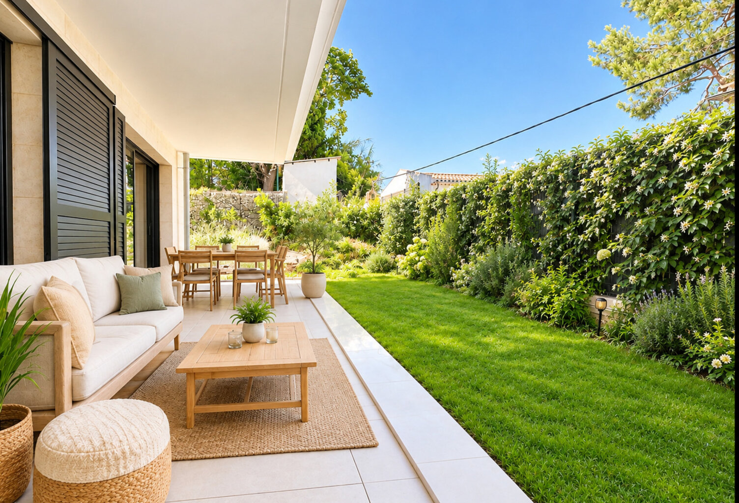 AIX EN PROVENCE Torse -  Magnifique rez-de-jardin 76m2 - jardin 130m2 - double stationnement — photo 1