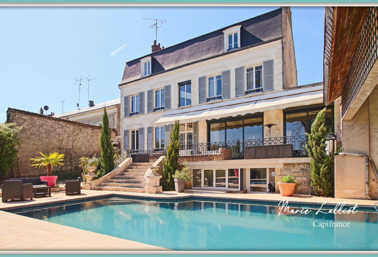 Maison à vendre 11 pièces PITHIVIERS (45), 370m², 5 chambres, séjour 45m², piscine, garage, parc arboré de 2500m², sous-sol — photo 1