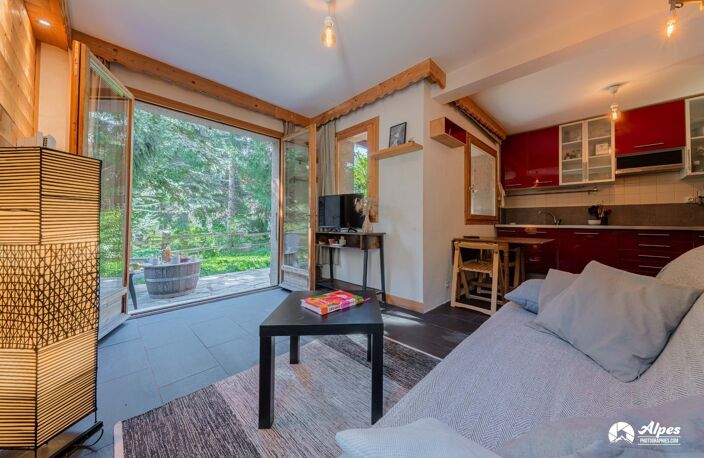 SERRE CHEVALIER LE MONETIER LES BAINS T2+CM en rez de jardin — photo 3