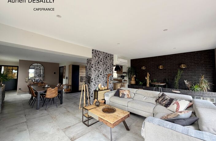 Longère rénovée à vendre 6 pièces 168m2 SAILLY SUR LA LYS (62) — photo 2